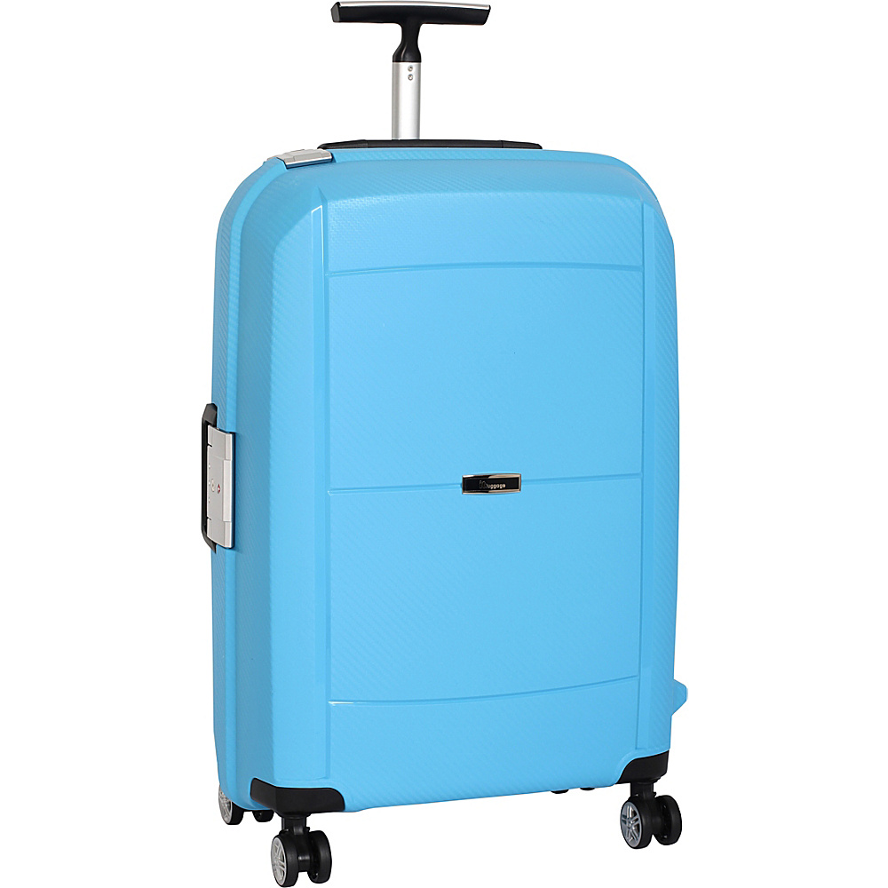 it luggage Monoguard 26.6 inch 8 Wheel Spinner Light Blue it luggage Large Rolling Luggage