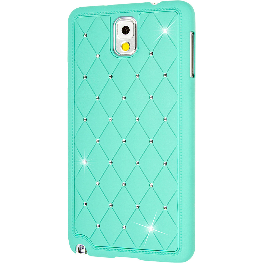 EMPIRE GLITZ Bling Accent Case for Samsung Galaxy Note 3 Mint EMPIRE Personal Electronic Cases