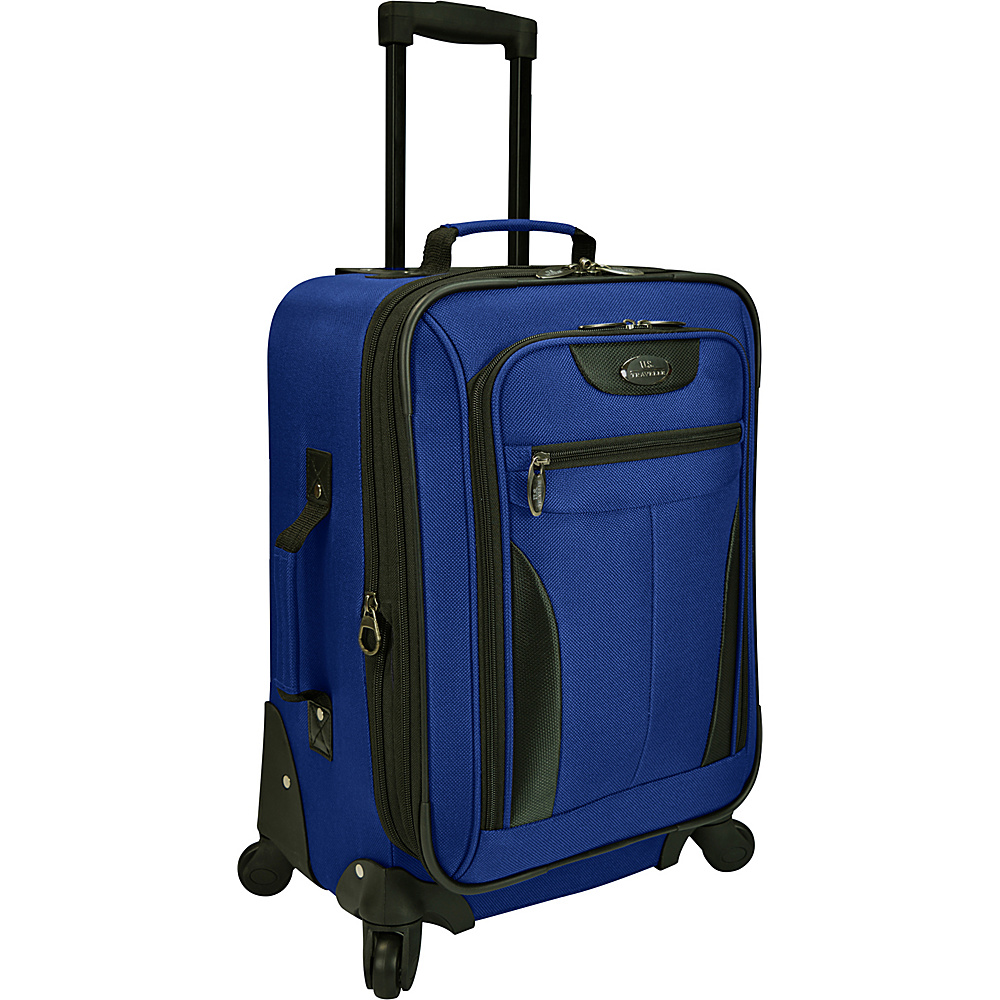 U.S. Traveler Charleville 20 Spinner Luggage Blue U.S. Traveler Softside Carry On