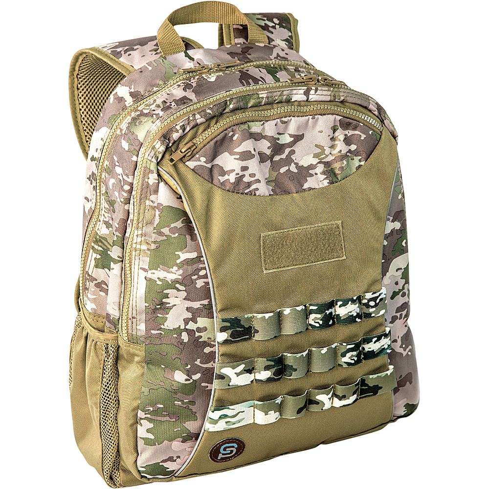 Sydney Paige Buy One Give One Taggart Backpack Green Camo Sydney Paige Everyday Backpacks