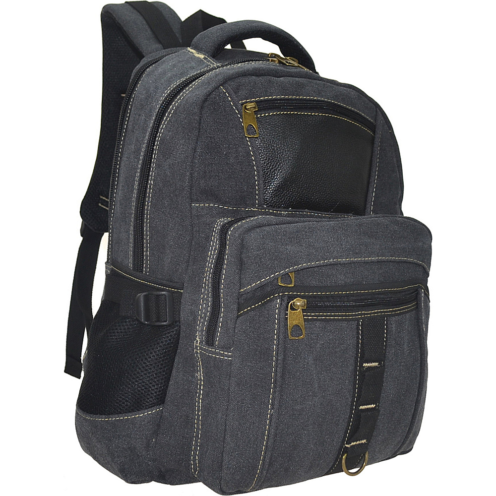 R R Collections Backpack With Tablet Sleeve Black R R Collections Business Laptop Backpacks