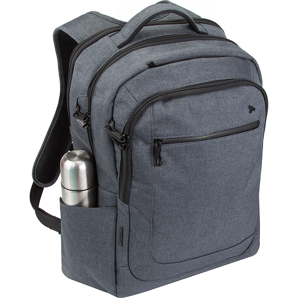 Travelon Anti Theft Urban Backpack Slate Travelon Business Laptop Backpacks