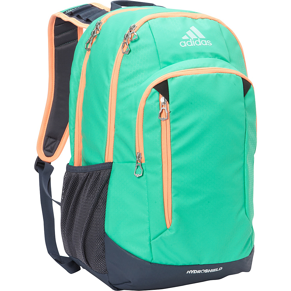 adidas Mission Backpack Bright Green Deepest Space Flash Orange adidas School Day Hiking Backpacks