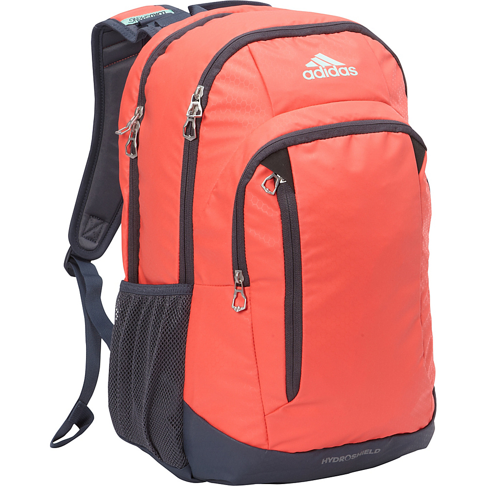 adidas Mission Backpack Shock Red Deepest Space Ice Green adidas School Day Hiking Backpacks