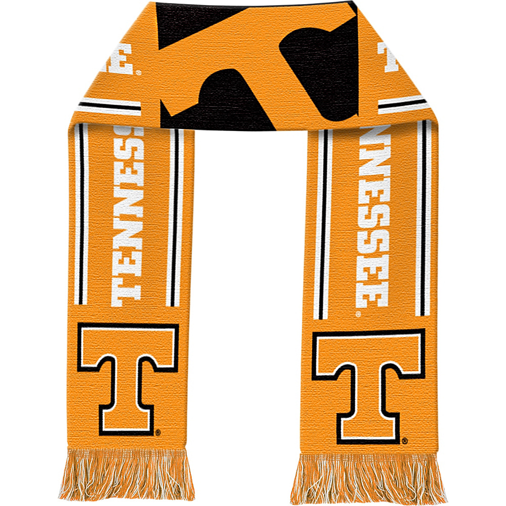 Forever Collectibles NCAA Striped Team Scarf Orange University of Tennessee Volunteers Forever Collectibles Hats Gloves Scarves
