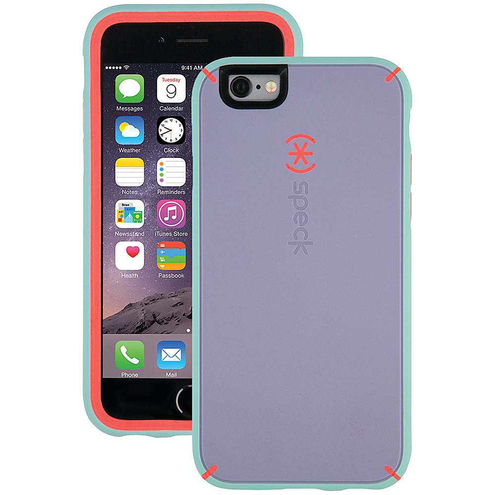 Speck IPhone 6 6s Mightyshell Case Heather Purple Warning Orange Aloe Green Speck Personal Electronic Cases