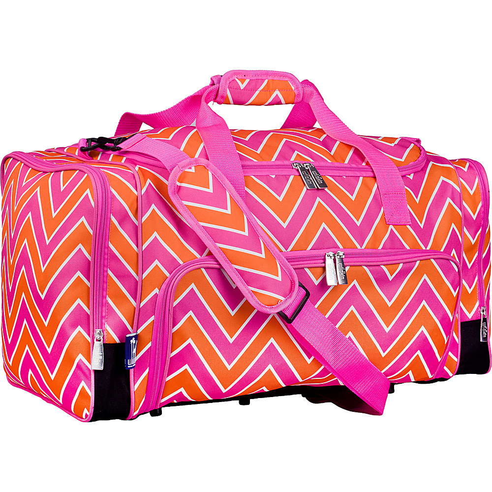 Wildkin Weekender Duffel Bag Zigzag Pink Wildkin Travel Duffels