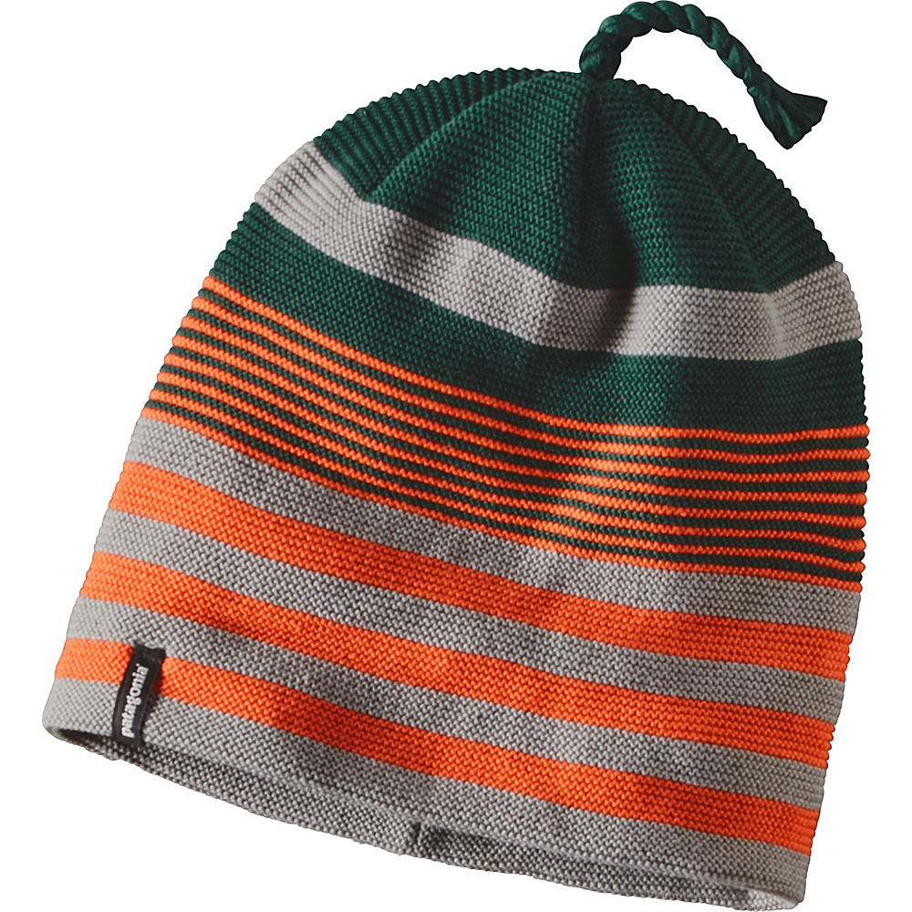Patagonia Glade Beanie Spindrift Stripe Legend Green Patagonia Hats Gloves Scarves