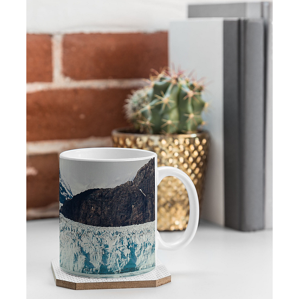 DENY Designs Leah Flores Coffee Mug Sky Blue Glacier Bay National Park DENY Designs Outdoor Accessories