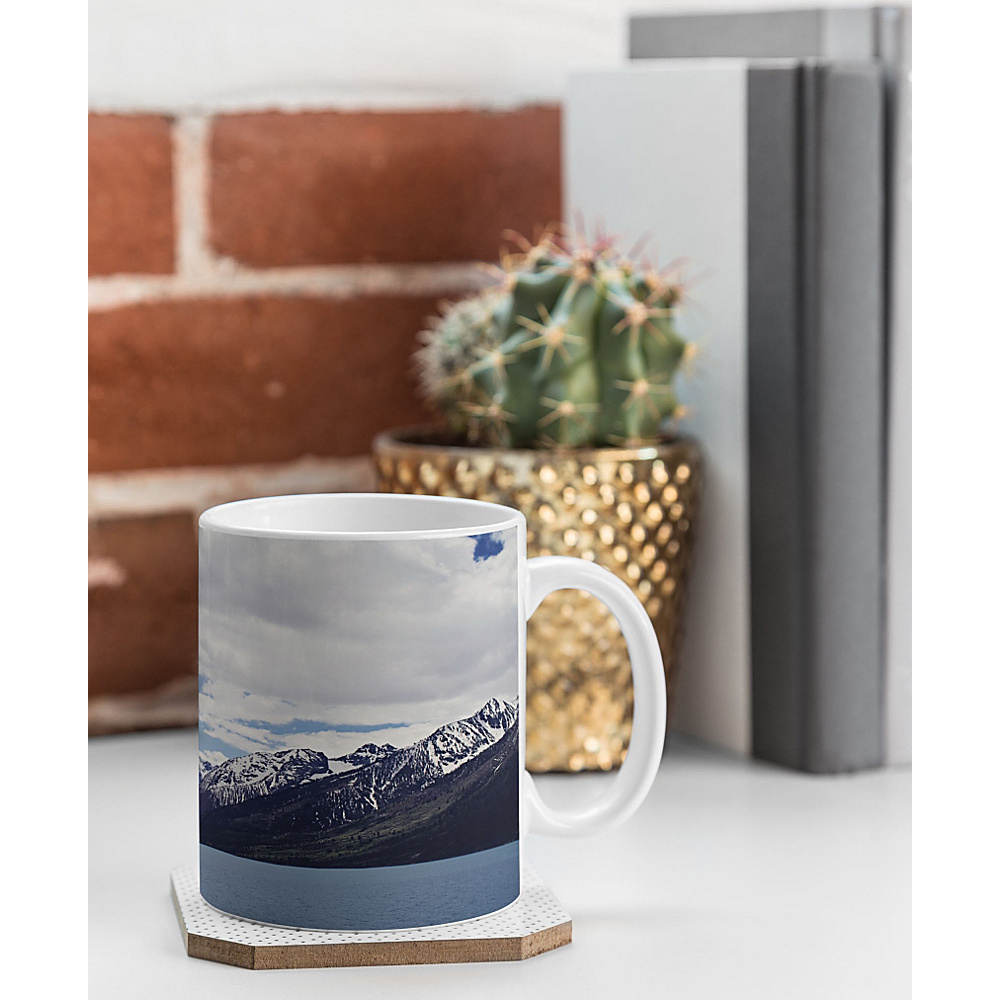 DENY Designs Leah Flores Coffee Mug Ice Blue Grand Tetons x Colter Bay DENY Designs Outdoor Accessories