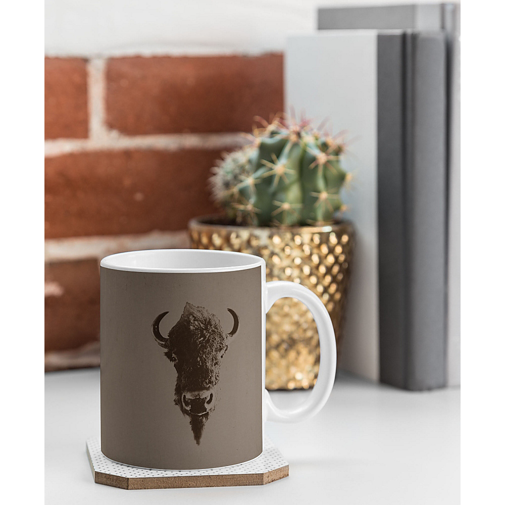 DENY Designs Leah Flores Coffee Mug Sepia Old West DENY Designs Outdoor Accessories