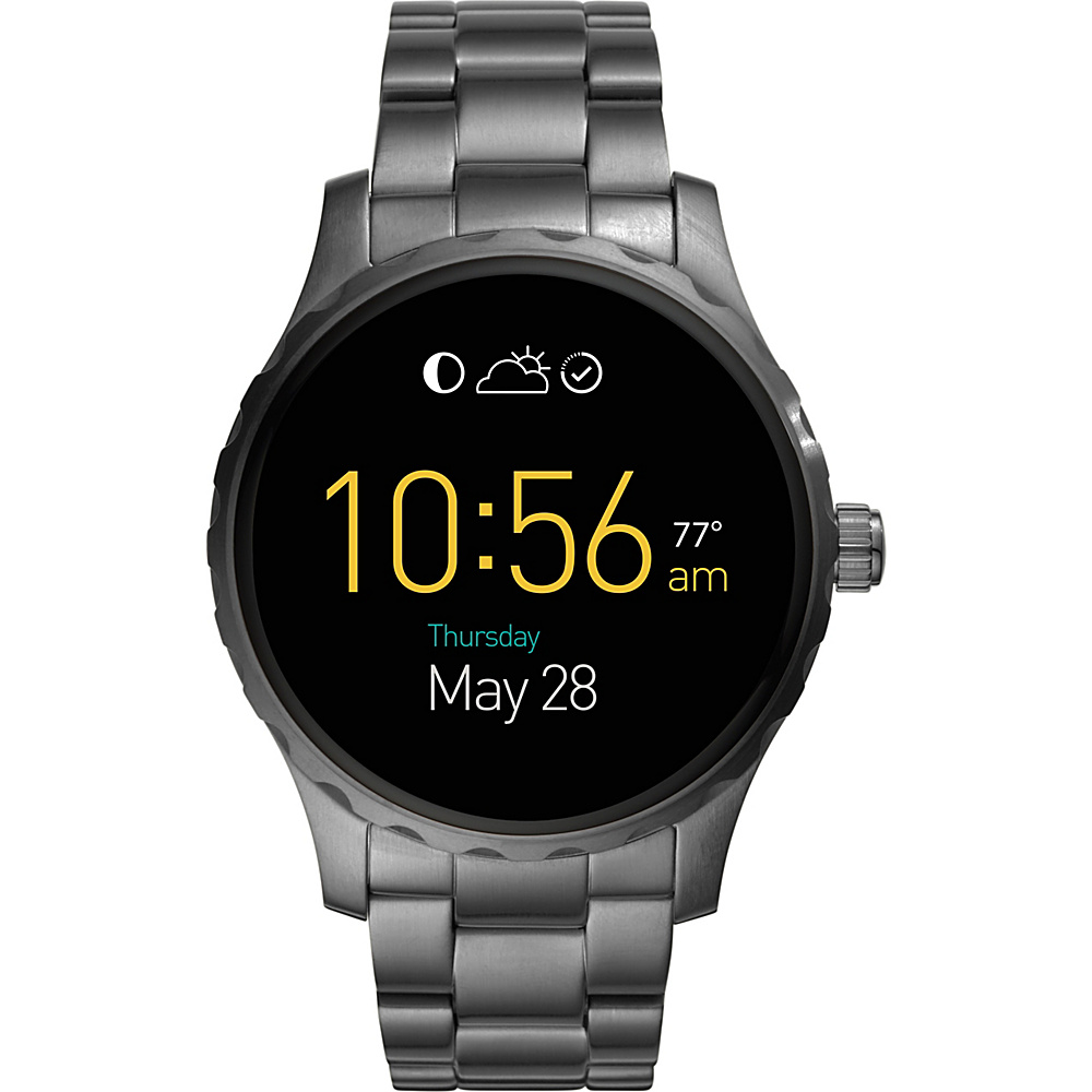 Fossil Q Marshal Digital Display Stainless Steel Touchscreen Smartwatch Gunmetal Fossil Wearable Technology