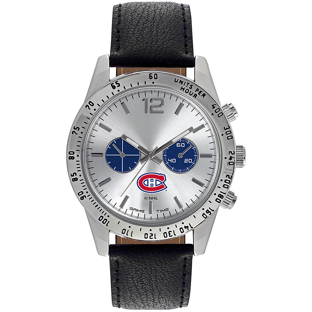 Game Time Mens Letterman NHL Watch Montreal Canadiens Game Time Watches