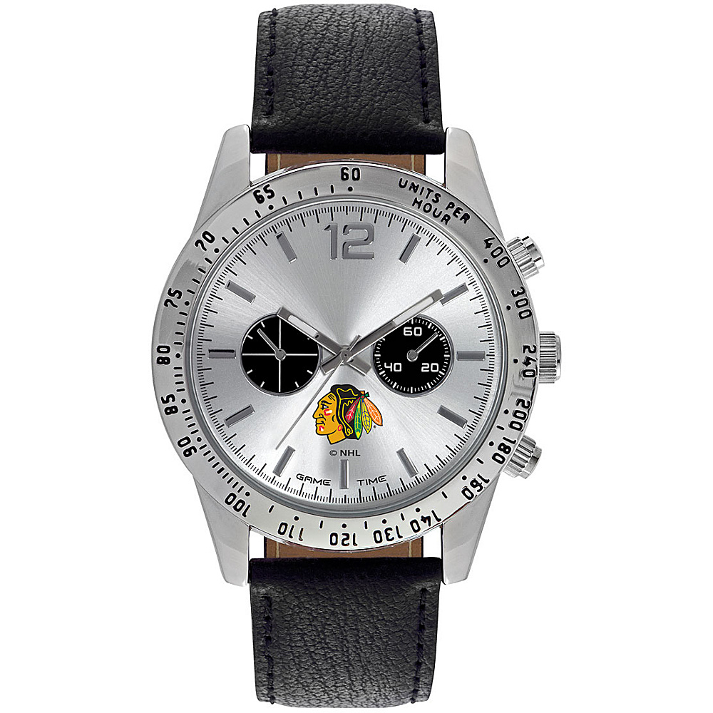 Game Time Mens Letterman NHL Watch Chicago Blackhawks Game Time Watches