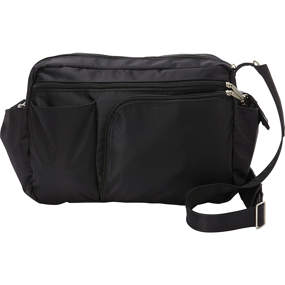 BeSafe by DayMakers RFID Smart Traveler 13 LX Shoulder Bag Black BeSafe by DayMakers Fabric Handbags