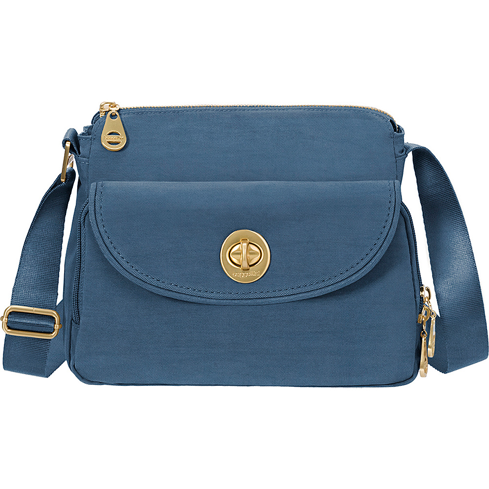 baggallini Provence Crossbody Slate Blue baggallini Fabric Handbags