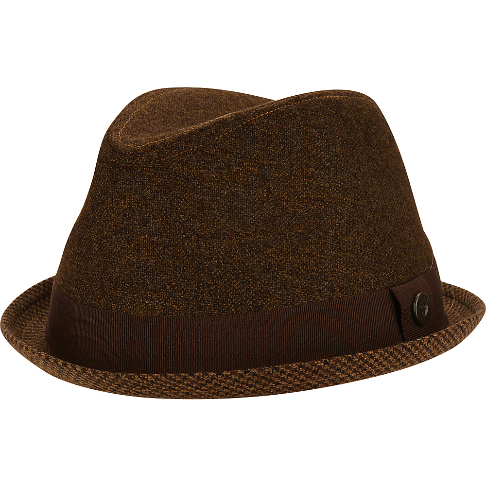 Ben Sherman Wool Trilby Hat Brown L XL Ben Sherman Hats Gloves Scarves