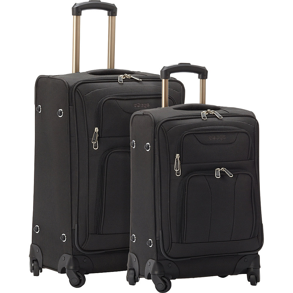 eBags Journey 2pc Spinner Set Black eBags Luggage Sets