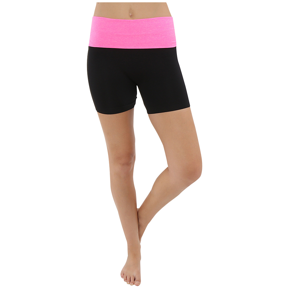 Electric Yoga Highlight Shorts XS S Black Hot Pink Electric Yoga Women s Apparel