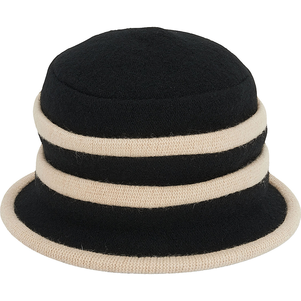 Adora Hats Wool Accordion Cloche Hat Natural Adora Hats Hats Gloves Scarves