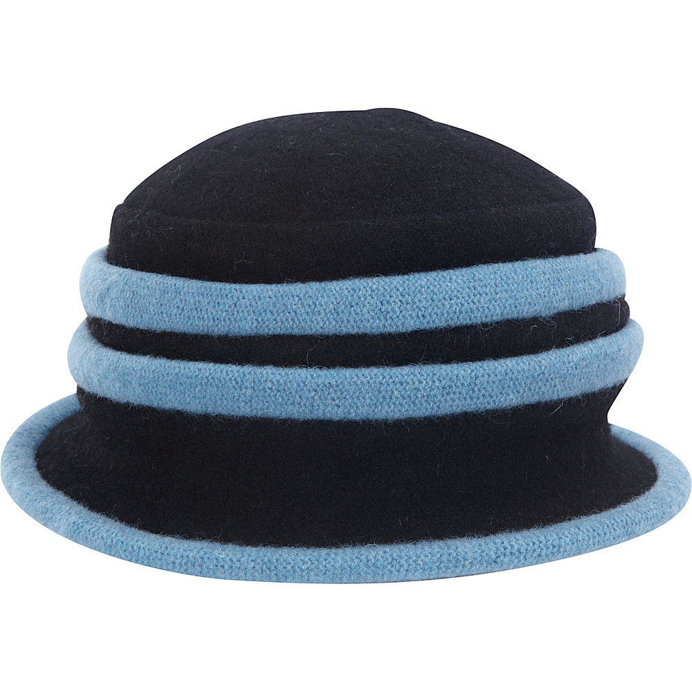 Adora Hats Wool Accordion Cloche Hat Blue Adora Hats Hats Gloves Scarves