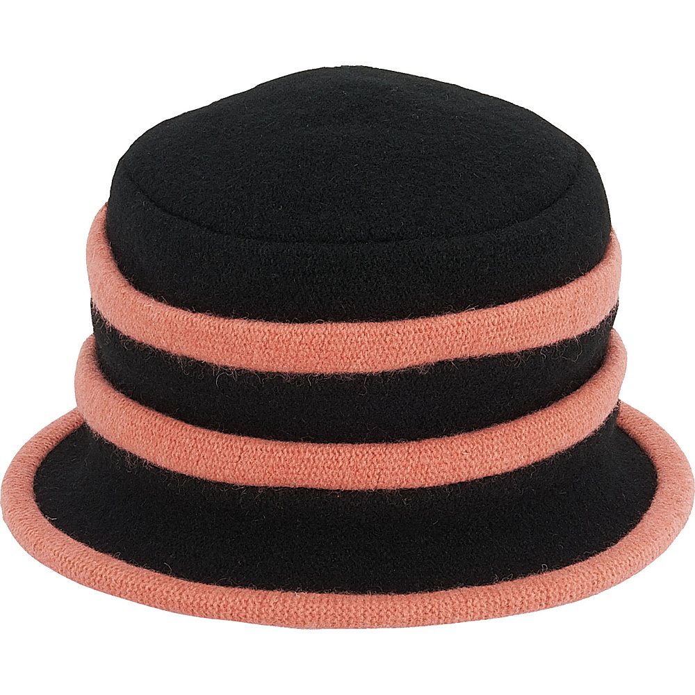 Adora Hats Wool Accordion Cloche Hat Pink Adora Hats Hats Gloves Scarves