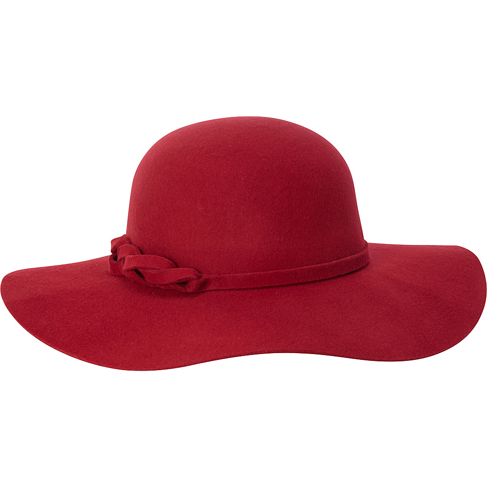 Adora Hats Wool Felt Floppy Hat Burgundy Adora Hats Hats