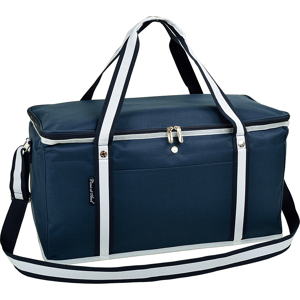 Picnic at Ascot 72 Can Large Folding Collapsible Cooler Navy Picnic at Ascot Outdoor Coolers