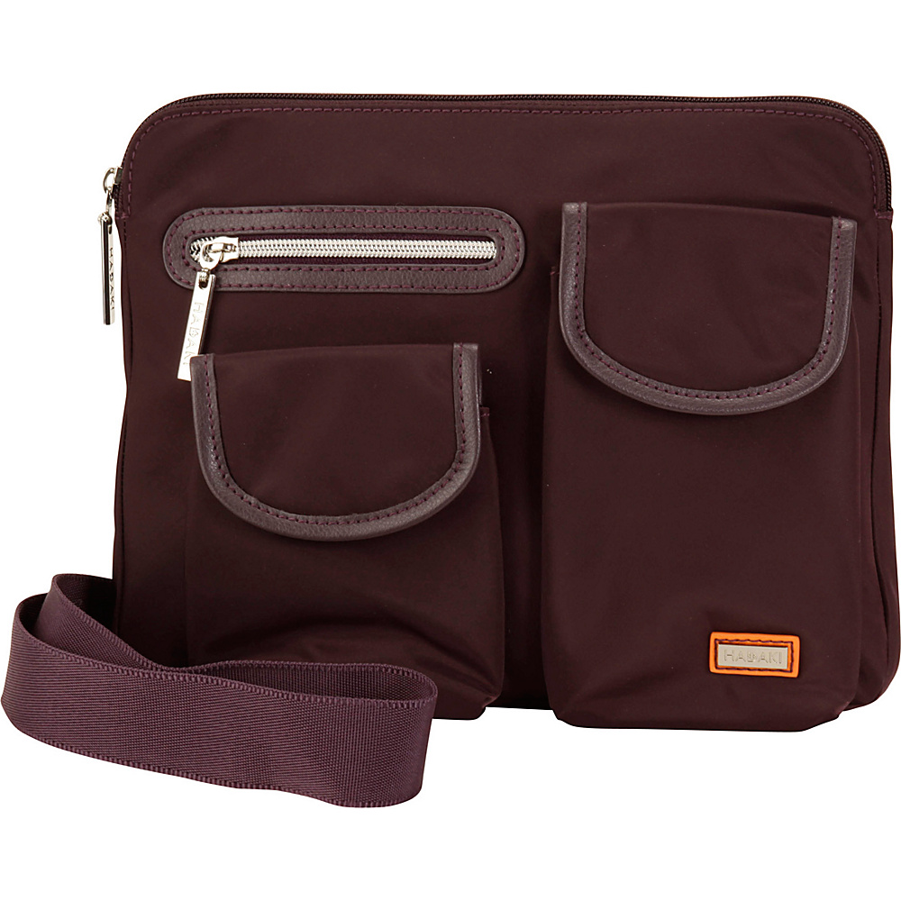 Hadaki Pockets Crossbody Plum Perfect Solid Hadaki Fabric Handbags