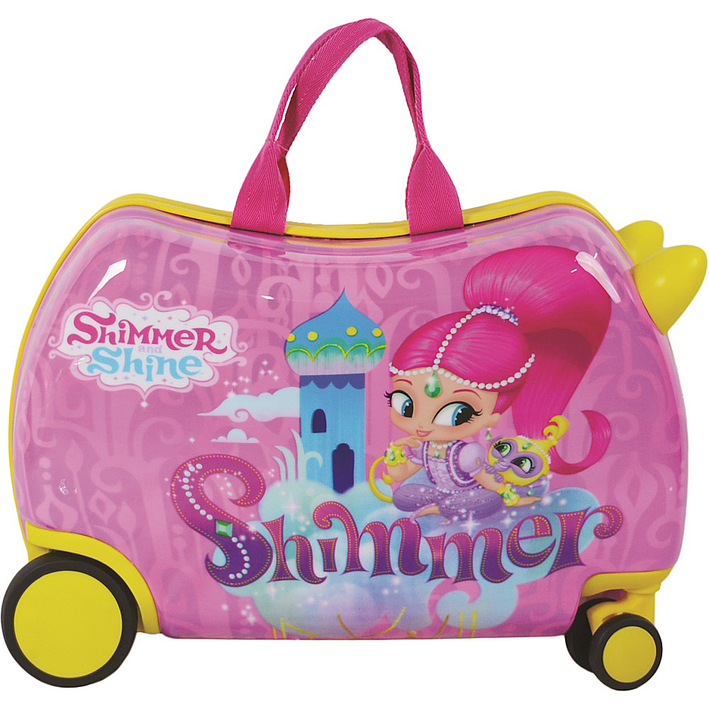 pb travel Cruizer Nickelodeon Shimmer and Shine Ride On Kids Luggage Pink pb travel Kids Luggage