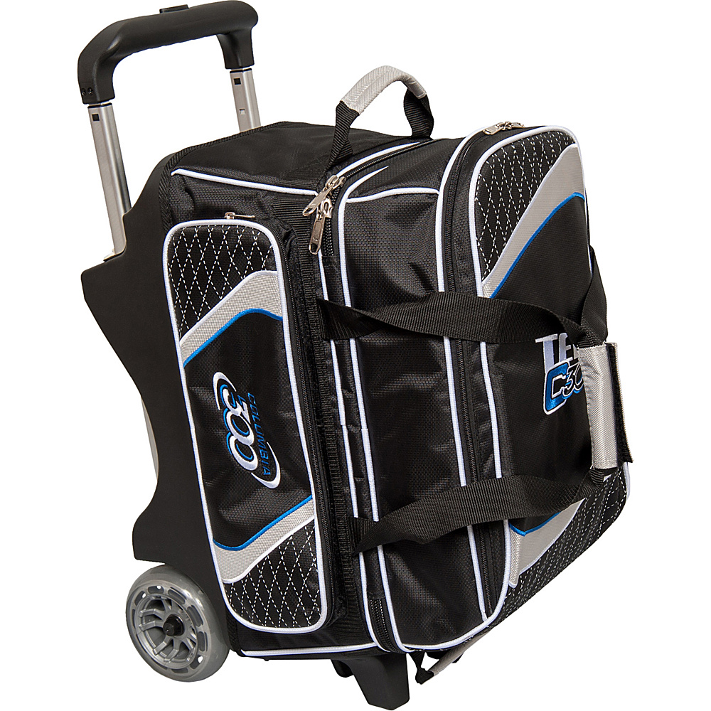 Columbia 300 Bags Team Columbia Double Roller Black Silver Columbia 300 Bags Bowling Bags
