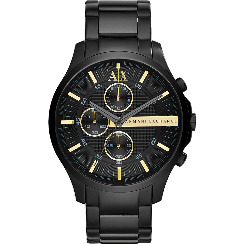 A X Armani Exchange Hampton Chrono Collection Watch Black A X Armani Exchange Watches