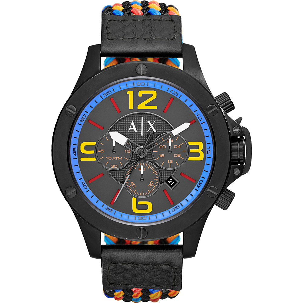 A X Armani Exchange Street Chronograph Watch Black A X Armani Exchange Watches