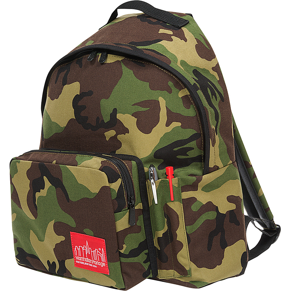 Manhattan Portage Big Apple Backpack with Pen Holder Camo Manhattan Portage Everyday Backpacks