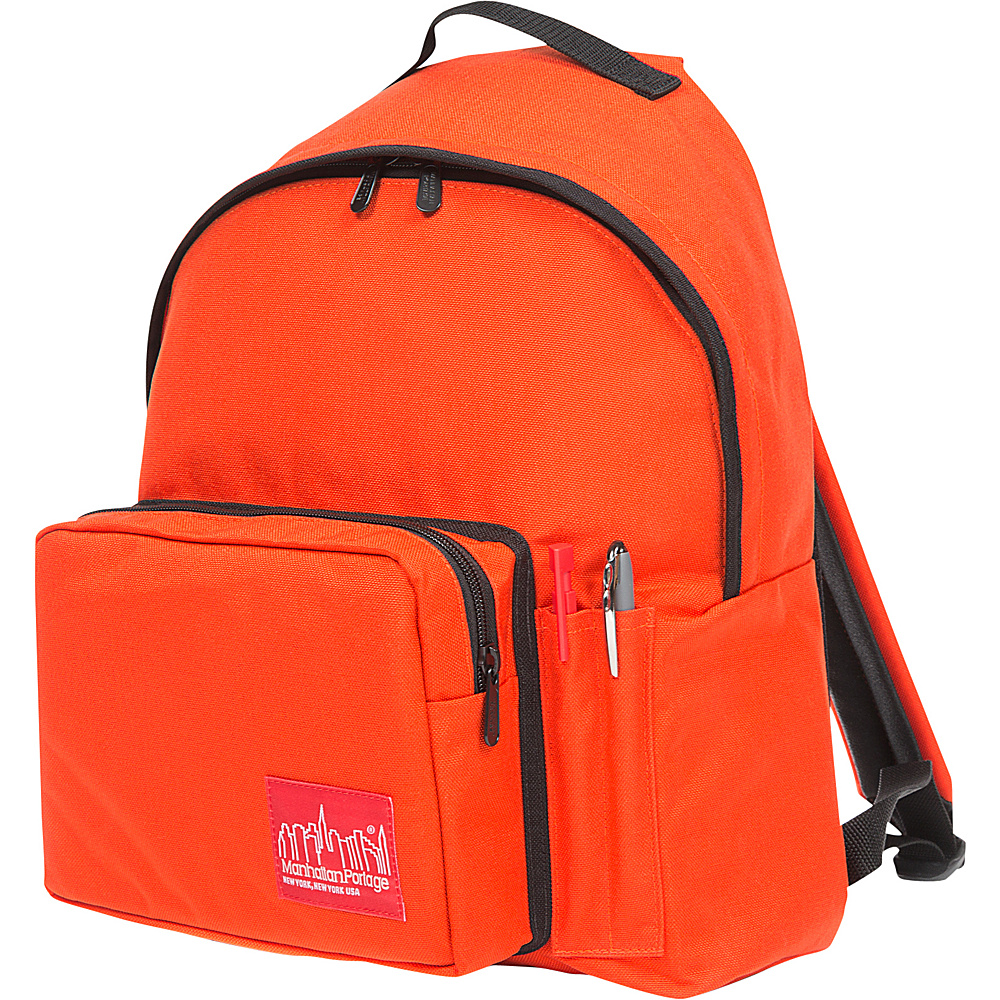 Manhattan Portage Big Apple Backpack with Pen Holder Orange Manhattan Portage Everyday Backpacks
