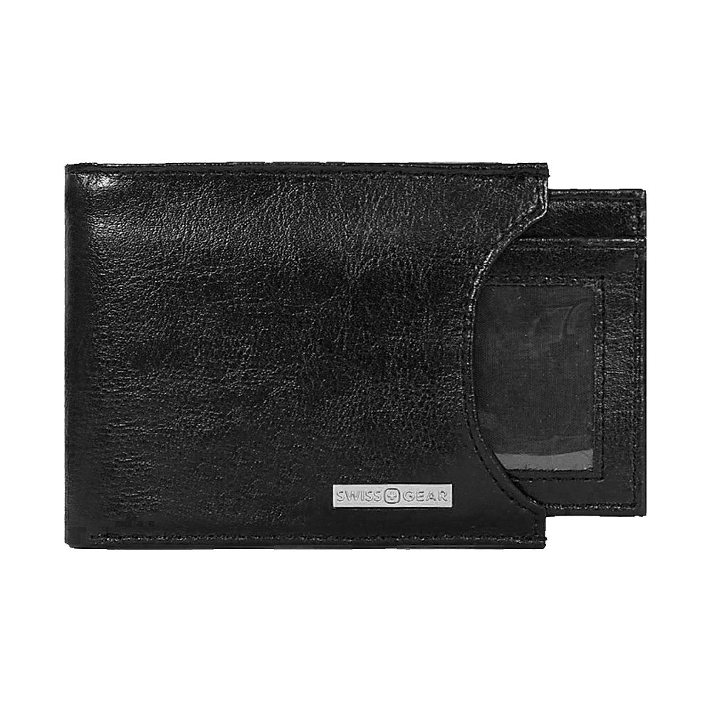 SwissGear Travel Gear Wallet Ticino Bifold with Removable Card Case Black SwissGear Travel Gear Mens Wallets