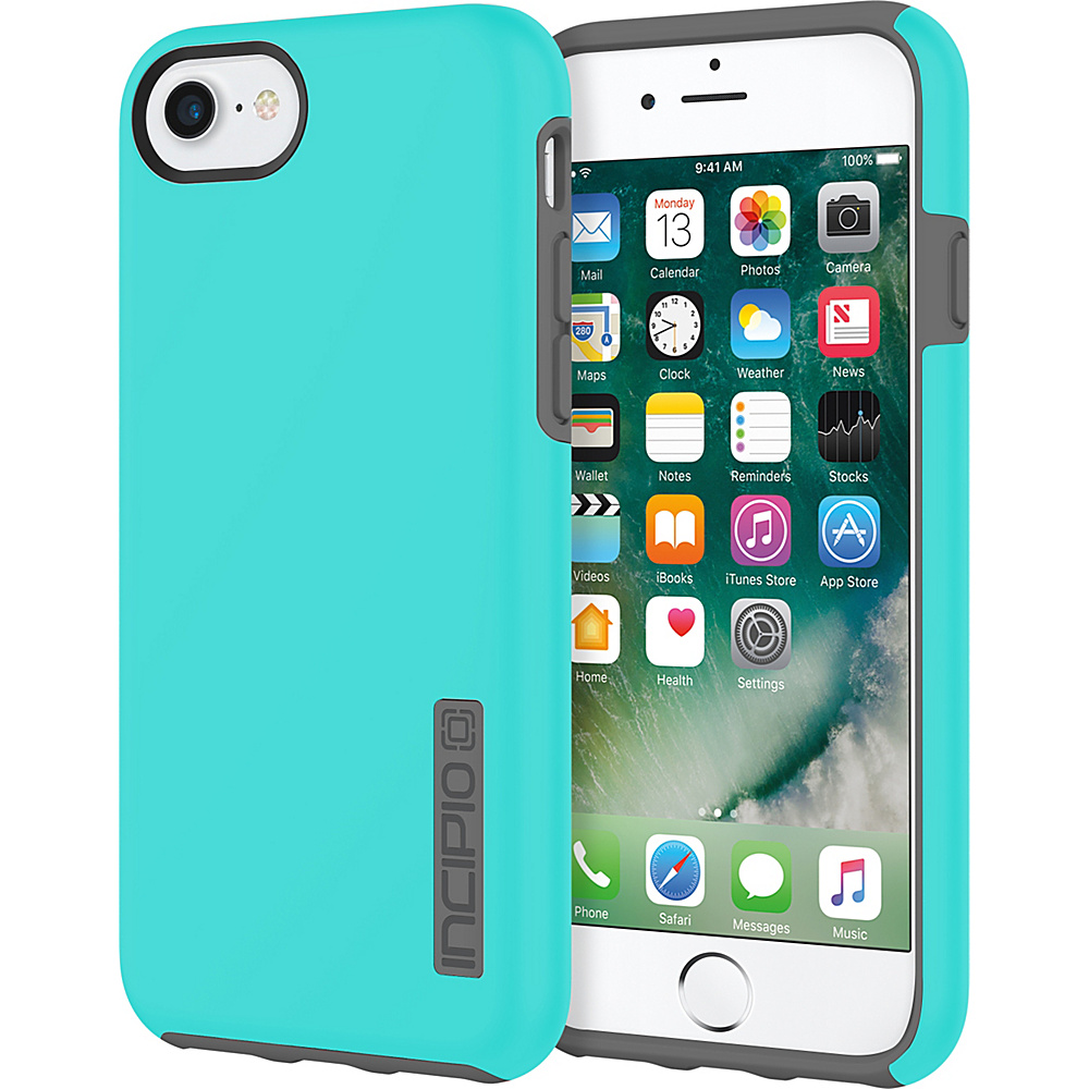 Incipio DualPro for iPhone 7 Turquoise Charcoal TQC Incipio Electronic Cases