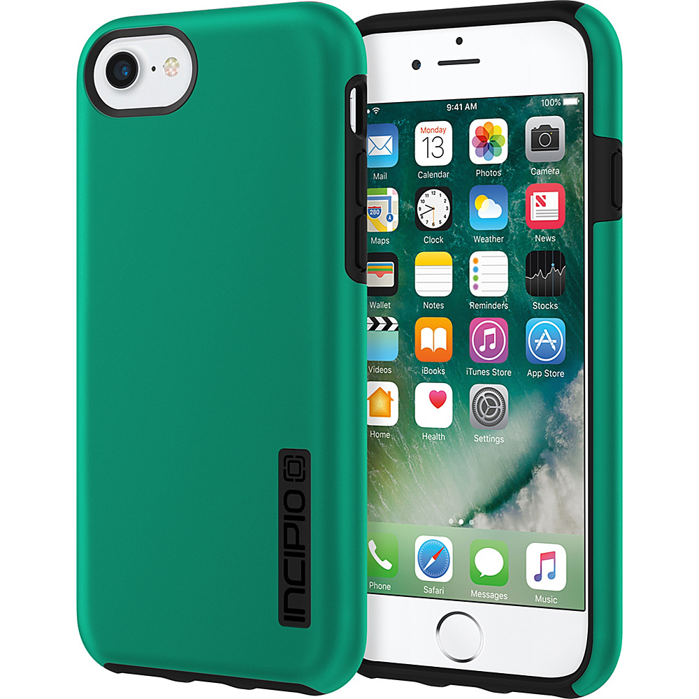 Incipio DualPro for iPhone 7 Iridescent Emerald Green Black EGB Incipio Personal Electronic Cases