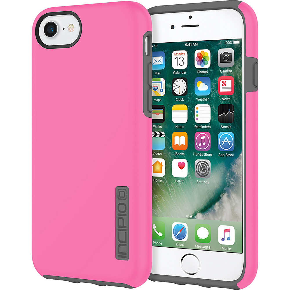 Incipio DualPro for iPhone 7 Pink Charcoal PKC Incipio Electronic Cases