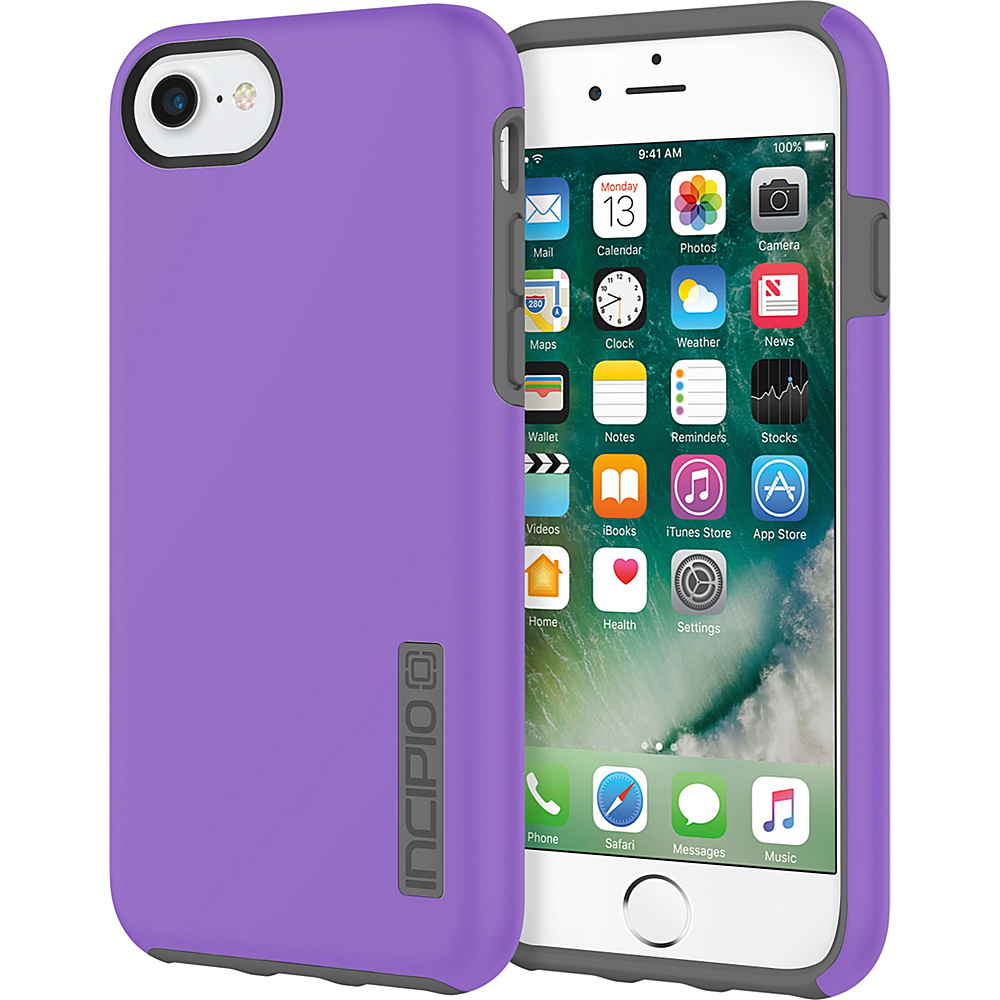 Incipio DualPro for iPhone 7 Purple Charcoal PRC Incipio Electronic Cases