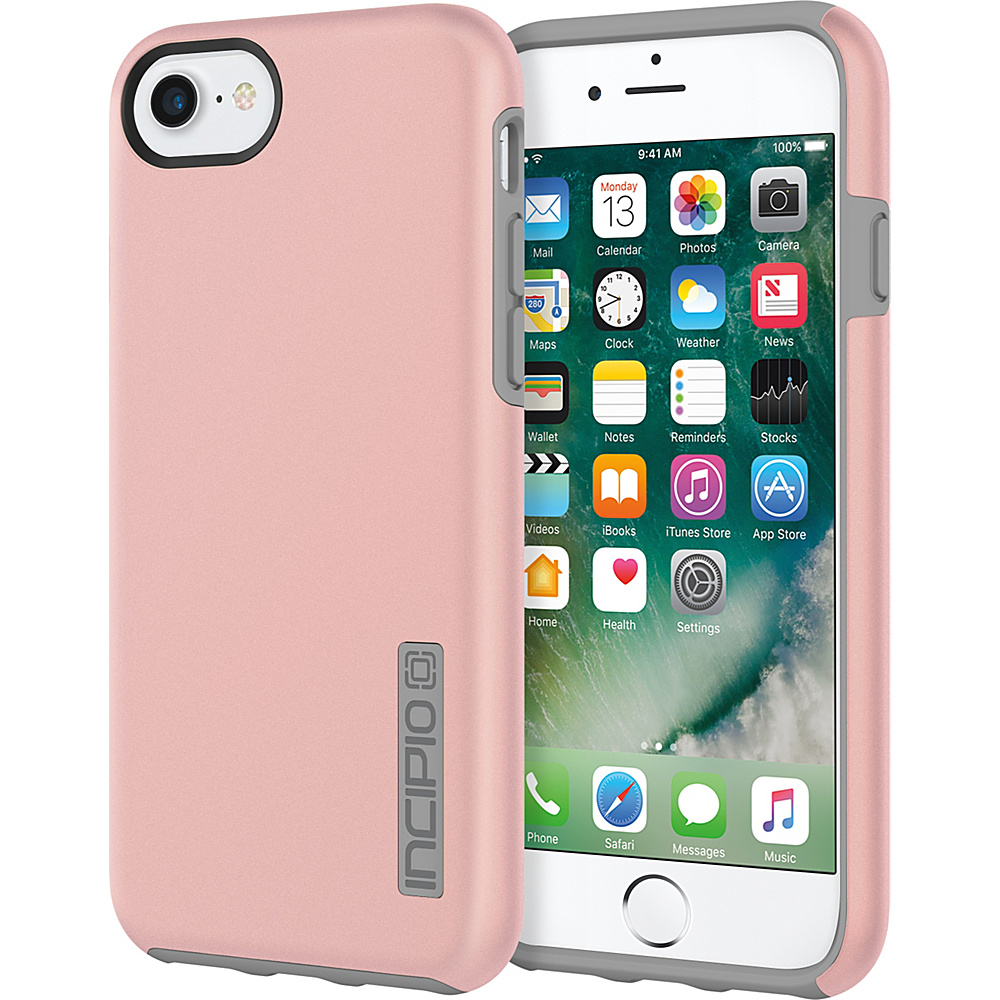 Incipio DualPro for iPhone 7 Iridescent Rose Gold Gray RGY Incipio Electronic Cases