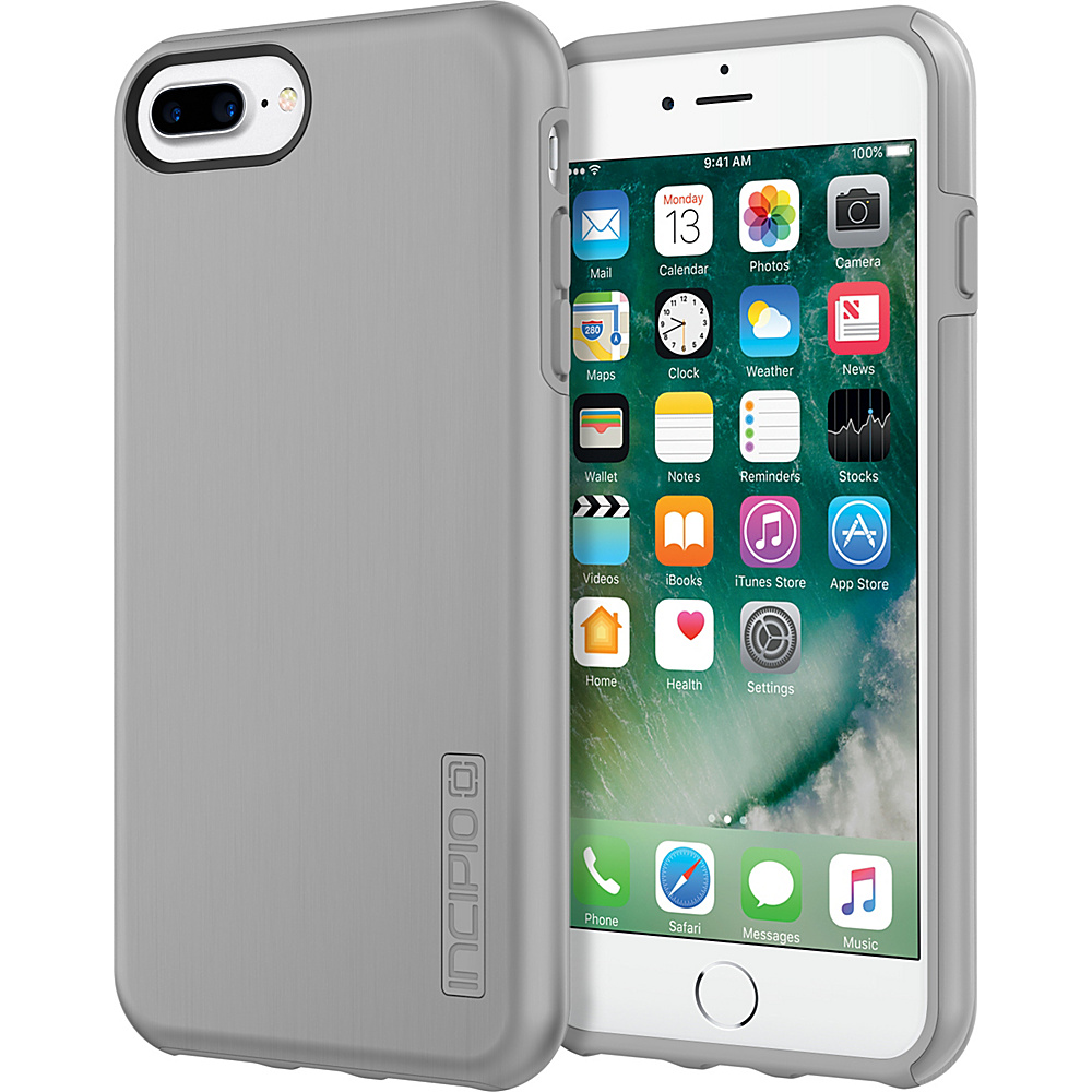 Incipio DualPro SHINE for iPhone 7 Plus Silver Gray SLG Incipio Electronic Cases