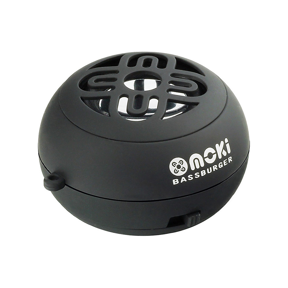 Moki Bass Burger Speaker Black Moki Headphones Speakers