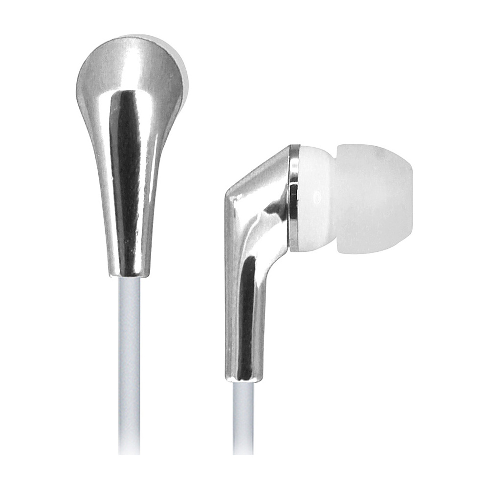 Moki Metallics Headphones Silver Moki Headphones Speakers