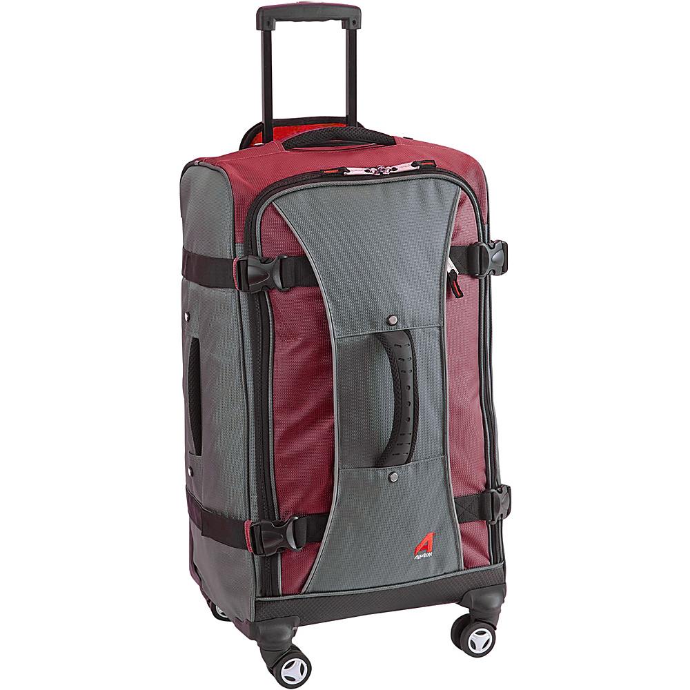 Athalon 29 Hybrid Spinner Luggage Berry Gray Athalon Rolling Duffels