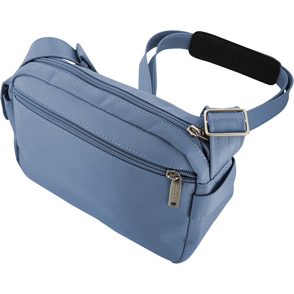 BeSafe by DayMakers Anti Theft Roamer Ultra Light Shoulder Bag Sky Blue BeSafe by DayMakers Fabric Handbags