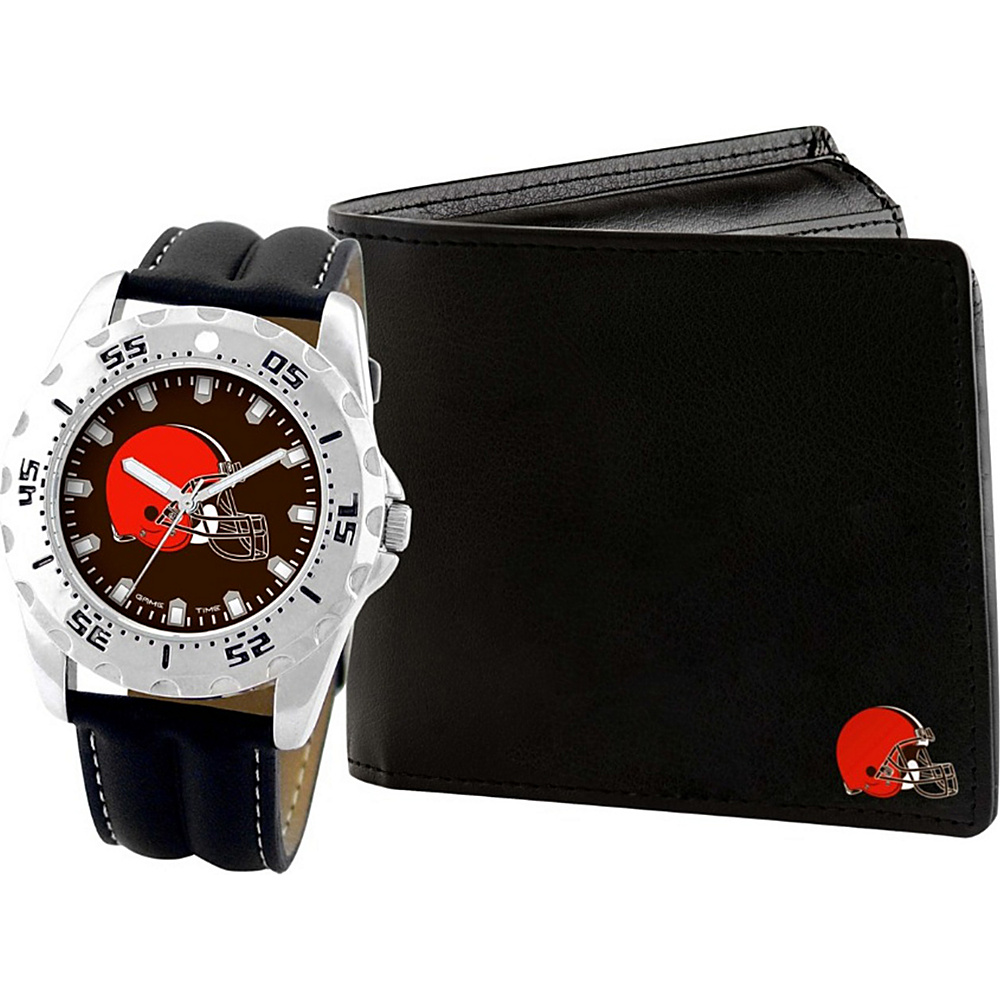 Game Time Watch and Wallet Gift Set NFL Cleveland Browns Game Time Watches