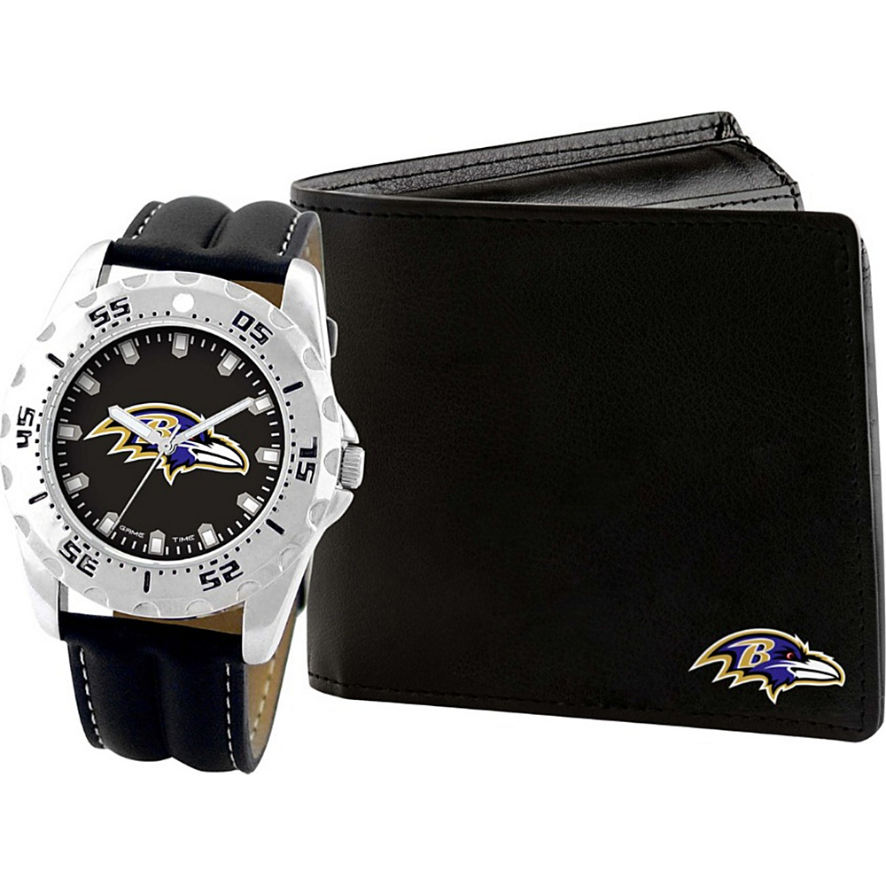 Game Time Watch and Wallet Gift Set NFL Baltimore Ravens Game Time Watches