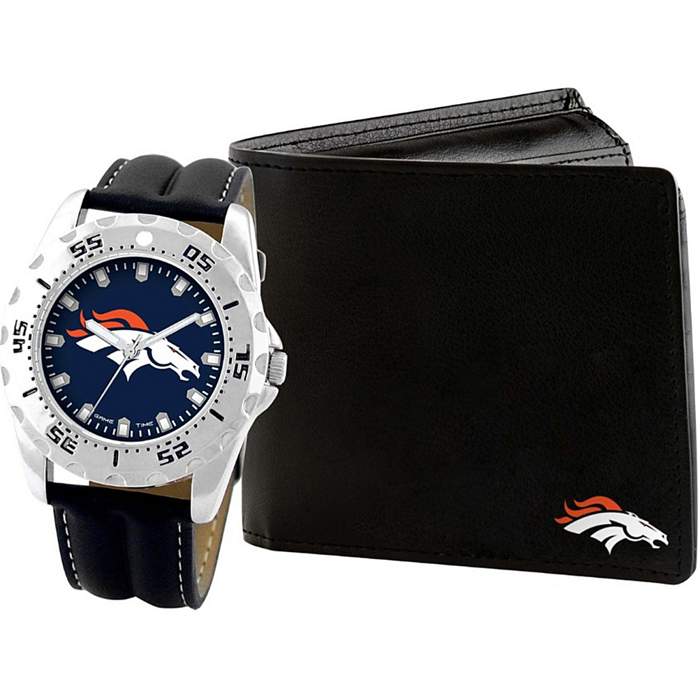 Game Time Watch and Wallet Gift Set NFL Denver Broncos Game Time Watches