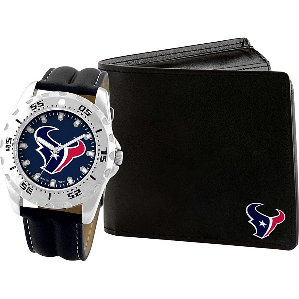 Game Time Watch and Wallet Gift Set NFL Houston Texans Game Time Watches